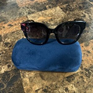 NEW Gucci GG0208S 001 Gradient Square Women Sunglasses